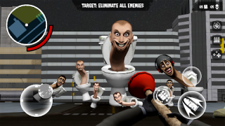 تحميل Skbidi Toilet War: FPS Shooter العاب اكشن لنظام أندرويد لقطة شاشة 4