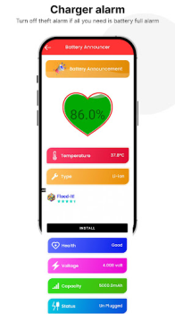 تحميل Battery Sound Notification أدوات لنظام أندرويد لقطة شاشة 3