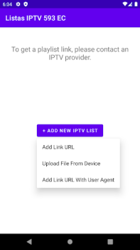 تحميل Listas IPTV 593 EC وسائل الترفيه لنظام أندرويد لقطة شاشة 6