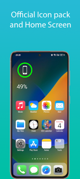 تحميل iOS 17 Launcher - Phone 15 Pro إضفاء الطابع الشخصي لنظام أندرويد لقطة شاشة 2