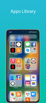 تحميل iOS 17 Launcher - Phone 15 Pro إضفاء الطابع الشخصي لنظام أندرويد لقطة شاشة 7