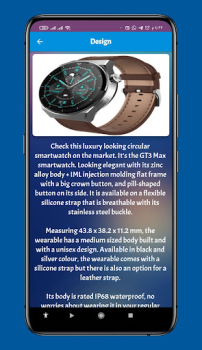 تحميل GT3 Max Smartwatch guide التعليم لنظام أندرويد لقطة شاشة 3