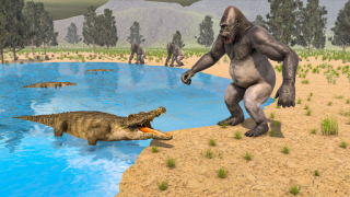 تحميل Angry Wild Gorilla Animal Game مغامرة لنظام أندرويد لقطة شاشة 2