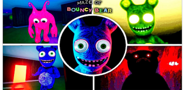 تحميل Maze Of Bouncy Bear scary game مغامرة لنظام أندرويد لقطة شاشة 4