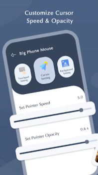 تحميل Big Phone Mouse - Big Cursor أدوات لنظام أندرويد لقطة شاشة 5