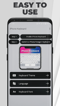 تحميل iPhone Keyboard Pro - iOS إضفاء الطابع الشخصي لنظام أندرويد لقطة شاشة 2