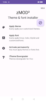 تحميل zMOD² - Theme & Font Installer أدوات لنظام أندرويد لقطة شاشة 5