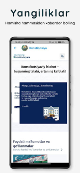 تحميل Yangi Konstitutsiya 2023 الكتب والمراجع لنظام أندرويد لقطة شاشة 4