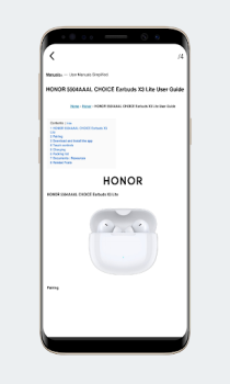 تحميل Honor Earbuds X3 Lite Guide أدوات لنظام أندرويد لقطة شاشة 7