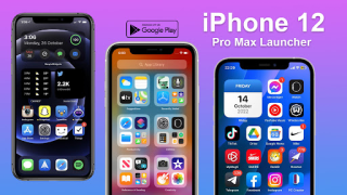 تحميل iphone 12 pro max launcher إضفاء الطابع الشخصي لنظام أندرويد لقطة شاشة 2