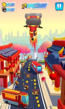 تحميل Talking Tom Hero Dash العاب اكشن لنظام أندرويد لقطة شاشة 2