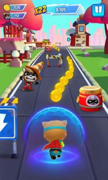 تحميل Talking Tom Hero Dash العاب اكشن لنظام أندرويد لقطة شاشة 3