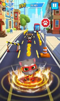 تحميل Talking Tom Hero Dash العاب اكشن لنظام أندرويد لقطة شاشة 5