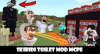 تحميل Skibidi Toilet Mod Minecraft وسائل الترفيه لنظام أندرويد لقطة شاشة 5