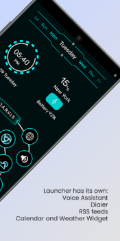 تحميل Jarvis Scifi: Epic Launcher إضفاء الطابع الشخصي لنظام أندرويد لقطة شاشة 2