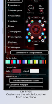 تحميل Jarvis Scifi: Epic Launcher إضفاء الطابع الشخصي لنظام أندرويد لقطة شاشة 3