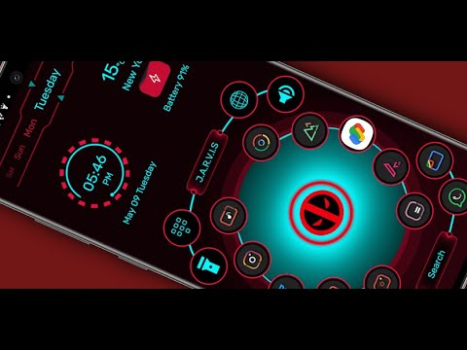 تحميل Jarvis Scifi: Epic Launcher إضفاء الطابع الشخصي لنظام أندرويد لقطة شاشة 8