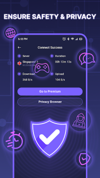 تحميل VPN - Fast Secure Proxy أدوات لنظام أندرويد لقطة شاشة 7