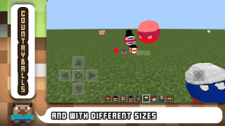تحميل Mob Countryballs Mod for MCPE وسائل الترفيه لنظام أندرويد لقطة شاشة 3