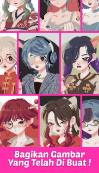 تحميل Anime Maker : Dress Up Anime ألعاب عارضة لنظام أندرويد لقطة شاشة 6