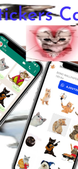 تحميل WAStickerApps Stickers Cats الاتصالات لنظام أندرويد لقطة شاشة 3