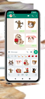 تحميل WAStickerApps Stickers Cats الاتصالات لنظام أندرويد لقطة شاشة 5