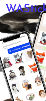 تحميل WAStickerApps Stickers Cats الاتصالات لنظام أندرويد لقطة شاشة 6