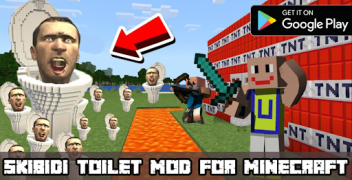 تحميل Skibidi Toilet 3 mod Minecraft إضفاء الطابع الشخصي لنظام أندرويد لقطة شاشة 4