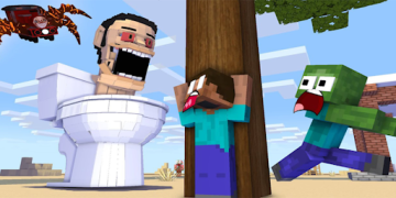 تحميل Skibidi Crafts Toilet Mod موسيقى لنظام أندرويد لقطة شاشة 6
