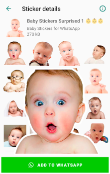 تحميل Baby Stickers for WhatsApp الاتصالات لنظام أندرويد لقطة شاشة 3