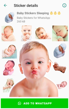 تحميل Baby Stickers for WhatsApp الاتصالات لنظام أندرويد لقطة شاشة 5