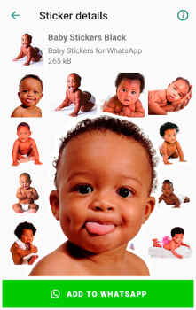 تحميل Baby Stickers for WhatsApp الاتصالات لنظام أندرويد لقطة شاشة 7