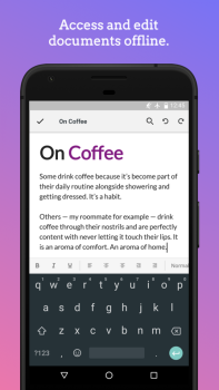 تحميل Zoho Writer - Document Editor عمل لنظام أندرويد لقطة شاشة 7