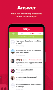 تحميل ASKfm: Ask & Chat Anonymously الاجتماعية لنظام أندرويد لقطة شاشة 4