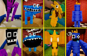 تحميل Rainbow Friends 2 mod for MCPE الأحداث لنظام أندرويد لقطة شاشة 3