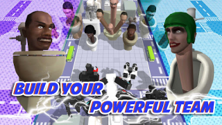 تحميل Merge Toilet Monster Battle العاب اكشن لنظام أندرويد لقطة شاشة 2