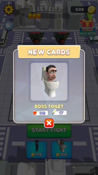 تحميل Merge Toilet Monster Battle العاب اكشن لنظام أندرويد لقطة شاشة 6