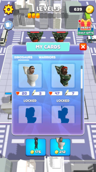 تحميل Merge Toilet Monster Battle العاب اكشن لنظام أندرويد لقطة شاشة 7