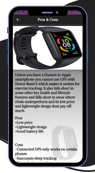 تحميل HONOR Band 6 smartwatch Guide أدوات لنظام أندرويد لقطة شاشة 3