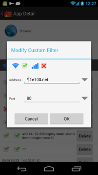 تحميل NoRoot Firewall عمل لنظام أندرويد لقطة شاشة 3