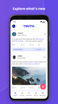 تحميل Truth Social الاجتماعية لنظام أندرويد لقطة شاشة 2