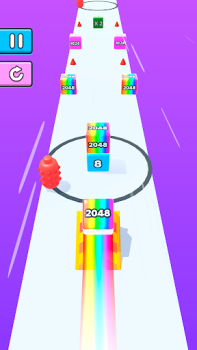 تحميل Jelly Run 2048 ألعاب عارضة لنظام أندرويد لقطة شاشة 4
