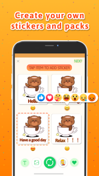 تحميل Personal Stickers-StickerMaker الاتصالات لنظام أندرويد لقطة شاشة 2