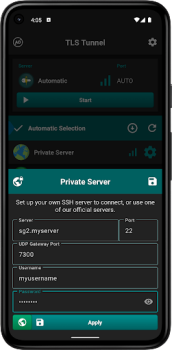 تحميل TLS Tunnel - VPN غير محدود أدوات لنظام أندرويد لقطة شاشة 5