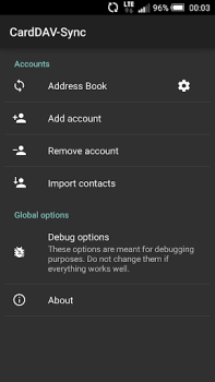 تحميل CardDAV-Sync free عمل لنظام أندرويد لقطة شاشة 5