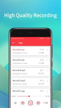 تحميل Audio Recorder الموسيقى والصوت لنظام أندرويد لقطة شاشة 2