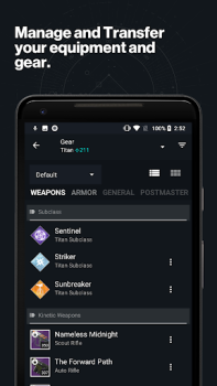 تحميل Destiny 2 Companion ألعاب عارضة لنظام أندرويد لقطة شاشة 2