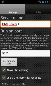 تحميل DNS Server أدوات لنظام أندرويد لقطة شاشة 2