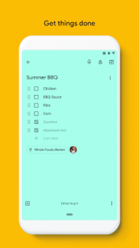تحميل Google Keep - ملاحظات وقوائم عمل لنظام أندرويد لقطة شاشة 2