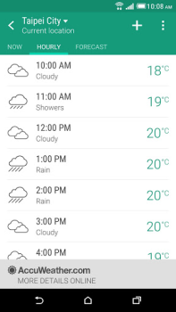 تحميل HTC Weather طقس لنظام أندرويد لقطة شاشة 2
